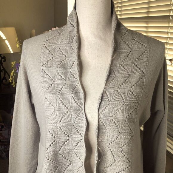 Gold Hawk Wool and Cashmere Sweater Size M Lagenlook, Beigecore, Old Money - Picture 2 of 16